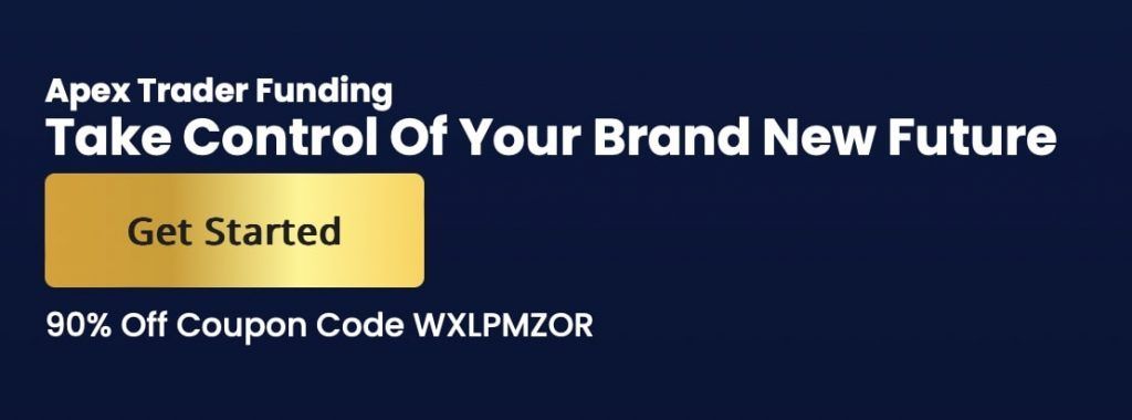 Cupon 90% descuento APEX TRADING WXLPMZOR para cuenta fondeada