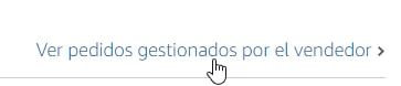 Enlace para ver los pedidos gestionados por el vendedor en Amazon